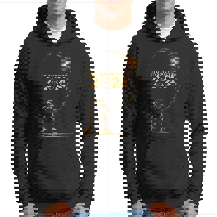 Shih Tzu Dog 04 08 24 Total Solar Eclipse 2024 Boys Girls Hoodie