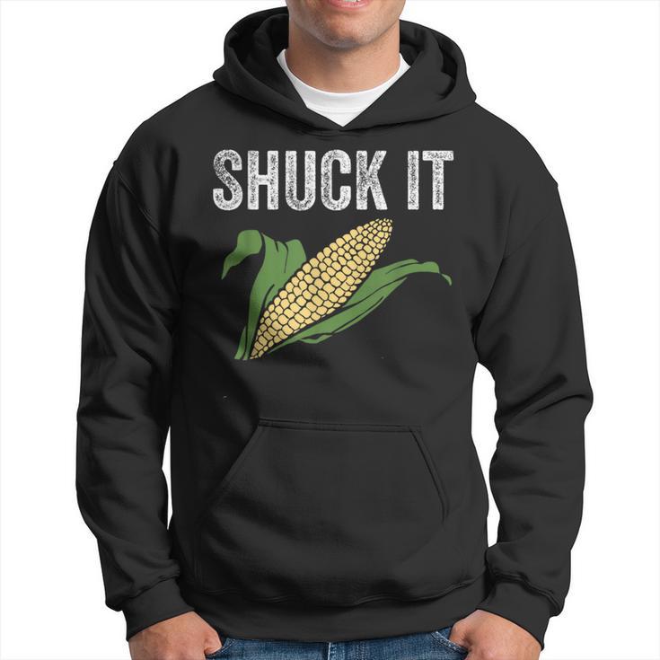 Shuck It Farmer Corn Lover Market Festival Hoodie