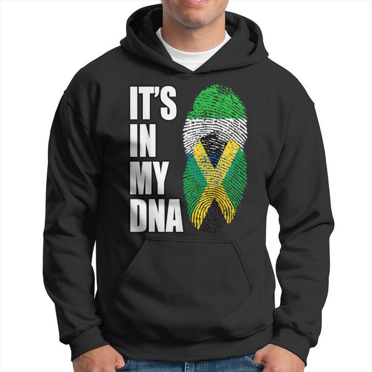 Sierra Leonean And Jamaican Vintage Heritage Dna Flag Hoodie