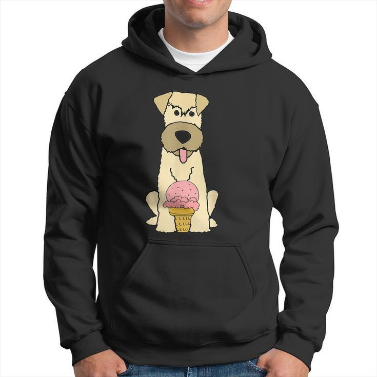 Smilepetsa Wheaten Terrier Dog With Ice Cream Hoodie