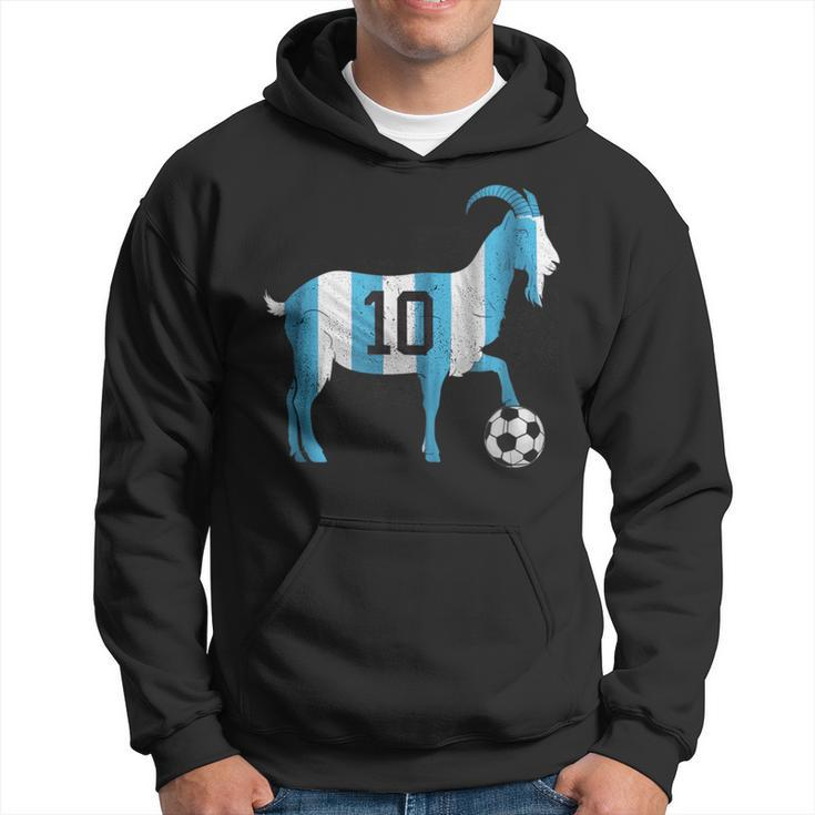 Soccer Football Greatest Of All Time Goat Number 10 Hoodie