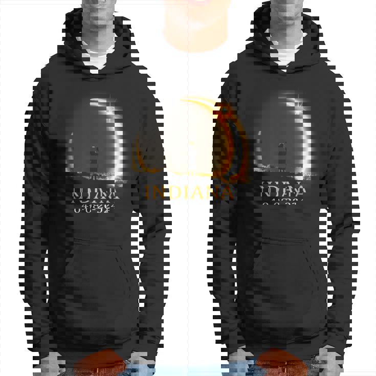 Solar Eclipse 2024 Indiana Total Solar Eclipse Hoodie