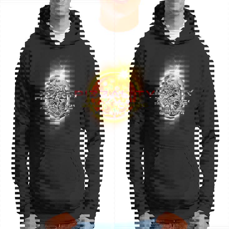 Solar Eclipse 2024 Pizzality Eclipse 2024 Pizza Hoodie