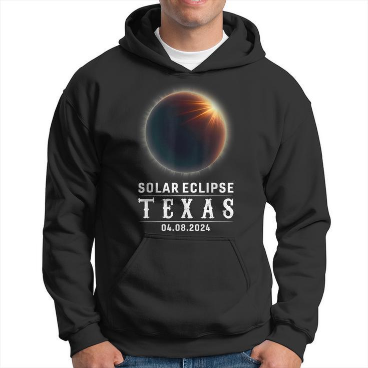 Solar Eclipse 2024 State Texas Total Solar Eclipse Men Hoodie