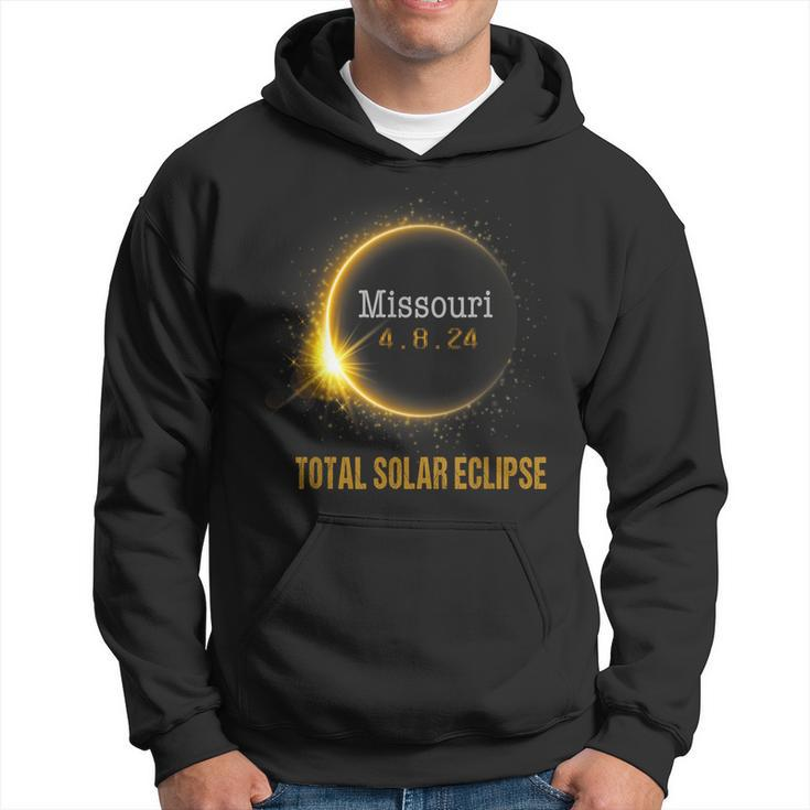 Solar Eclipse 2024 Total Solar Eclipse State Missouri Hoodie
