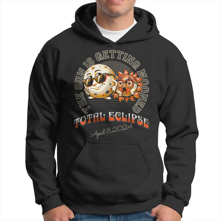 Solar Eclipse Chase April 2024 Sun Is Getting Mooned Hoodie