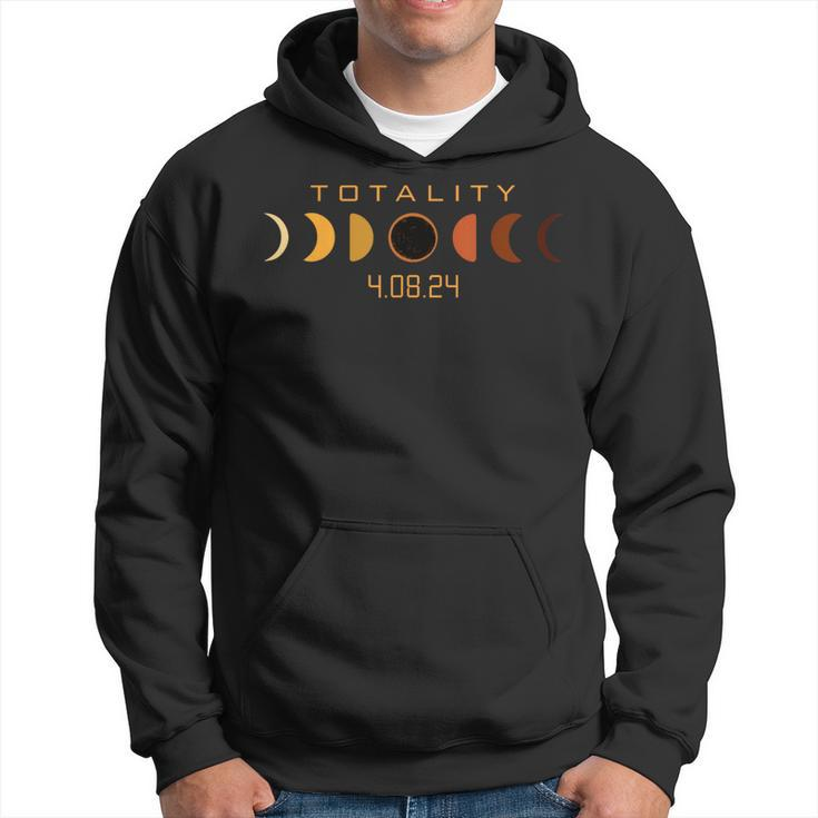 Solar Lunar Eclipse April 8 2024 Totality Astronomy Eclipse Hoodie