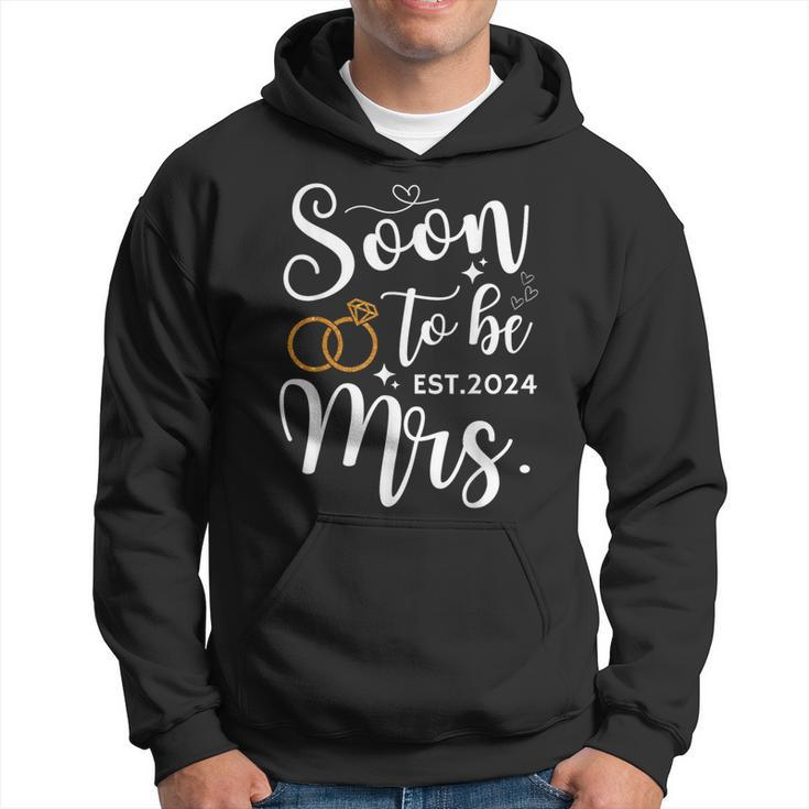 Soon To Be Mrs 2024 Bride Future Bachelorette Party Wedding Hoodie