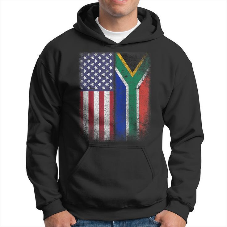 South African American Flag South Africa Usa America Hoodie