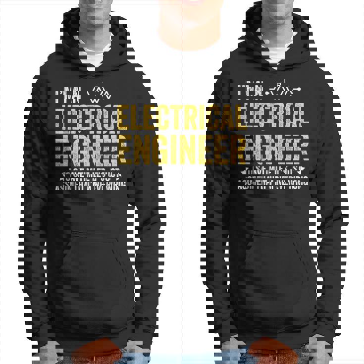 Soy Ingeniero Eléctrico Ingeniería Gracioso Electricista Sudadera