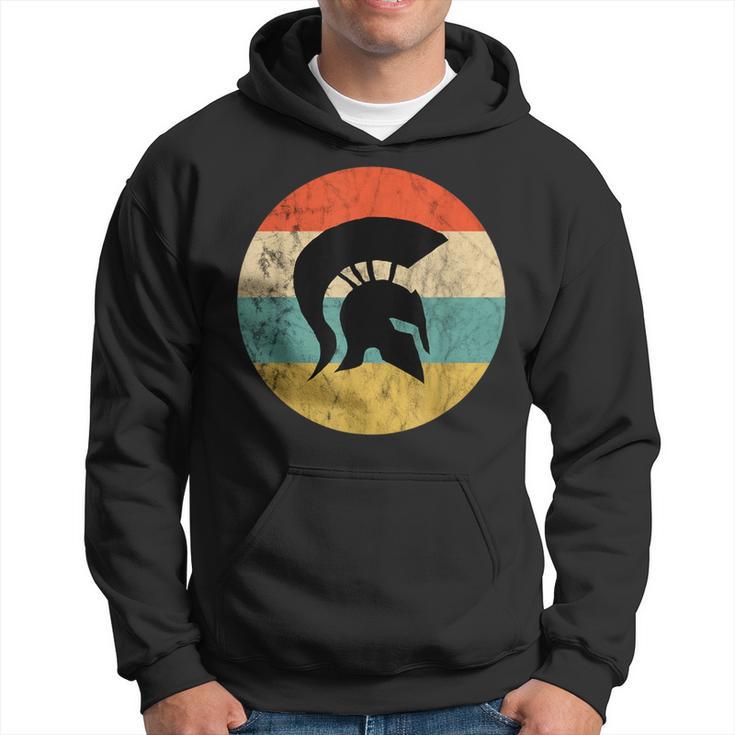 Sparta Soldier Retro Vintage Sunset Spartan Gladiator Helmet Hoodie