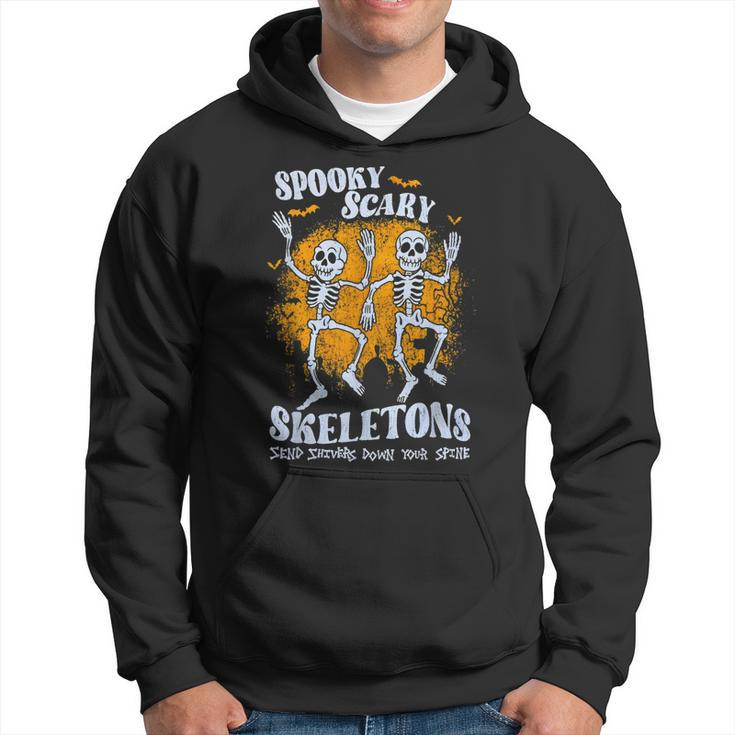 Spooky Scary Skeletons Send Shivers Down Your Spine Hoodie