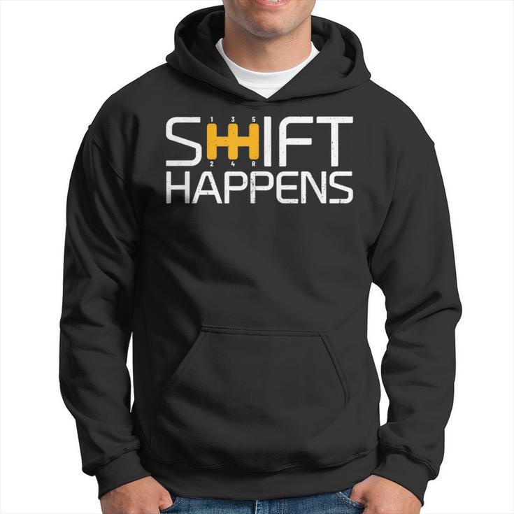 Sports Cars Street Racing Shift Happens Race Car Hoodie