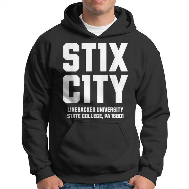 St1x C1ty Stix City Number 11 Number Eleven College Football Hoodie