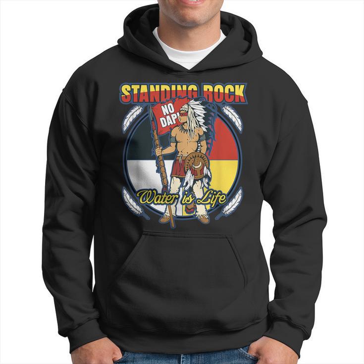 Standing Rock No Dapl Native Indian Warrior Protest Hoodie