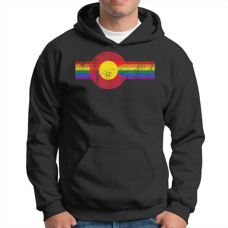 State Of Colorado Flag Gay Pride Lgbtq Hoodie