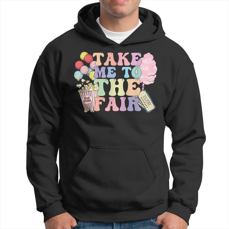 Take Me To The State Fair With Cotton Candy And Pop Corn Hoodie