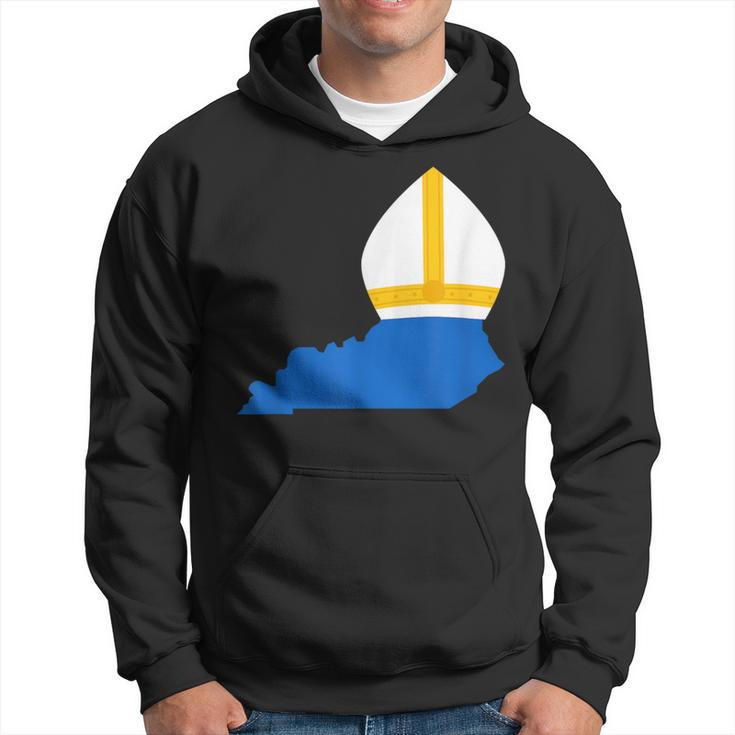 State Of Kentucky With Pope Hat Hoodie