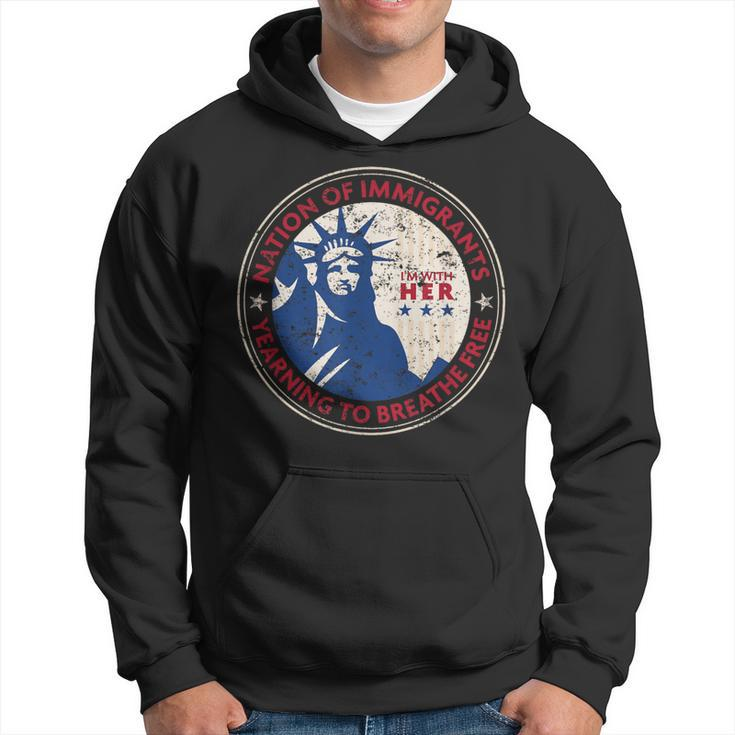 Statue Of Liberty Nation Of Immigrants Patriotic Hoodie