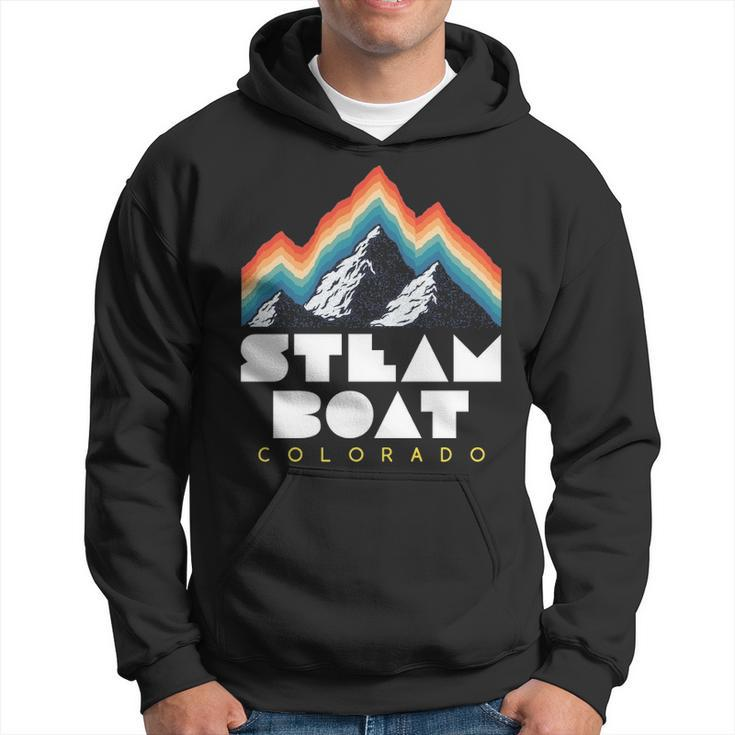 Steamboat Colorado  Usa Ski Resort 1980S Retro Hoodie