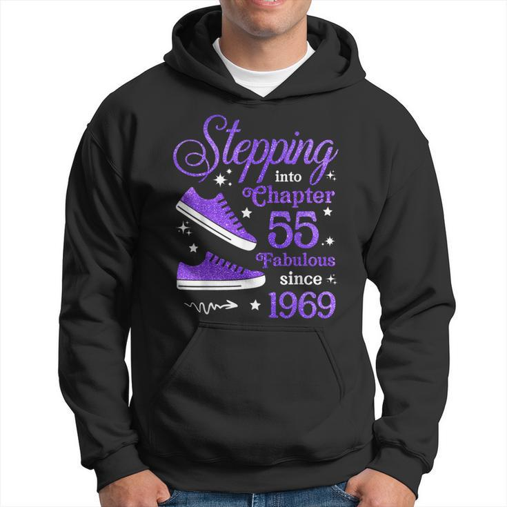 Stepping Into Chapter 55 Fabulous Since 1969 55Th Birthday Hoodie