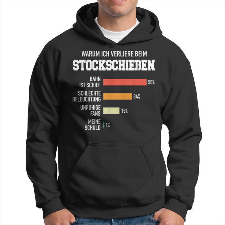 Stockschießen Eisstock Stockschütze Eisstockschießen Kapuzenpullover