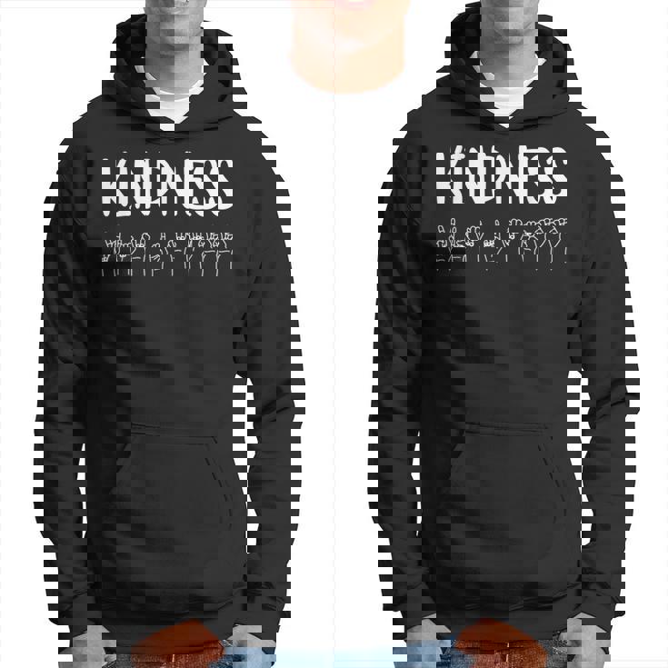 Stop Bullying Kindness Matters Sign Language Hoodie