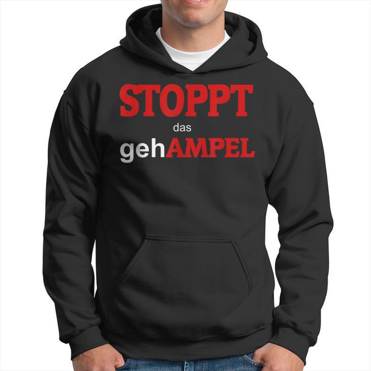 Stoppt Das Gehampel Muss Weg Black Hoodie