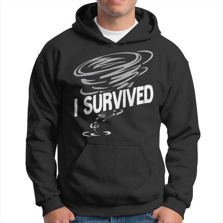 Storm Chaser Hurricane Meteorology Tornado I Survived Hoodie