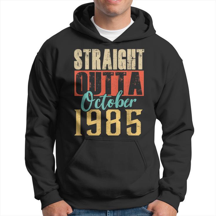 Straight Outta October 1985 35Th Awesome Birthday Hoodie