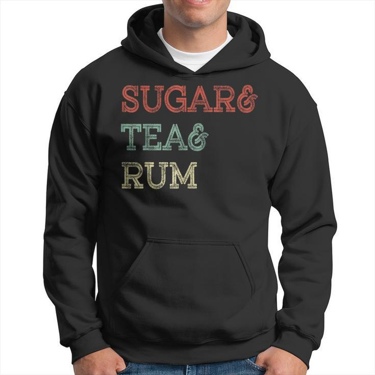 Sugar&Tea&Rum Sea Shanty Sugar Tea Rum Retro Vintage Hoodie