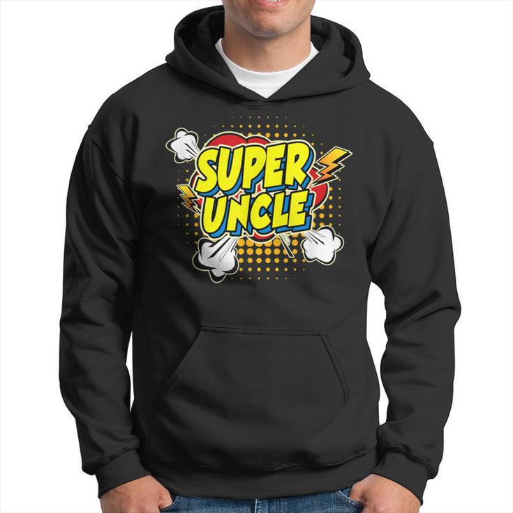 Super Awesome Matching Superhero Uncle Hoodie