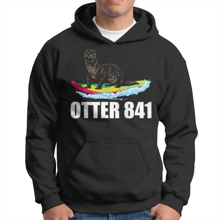 Surfing Otter 841 California Sea Otter 841 Surfer Hoodie