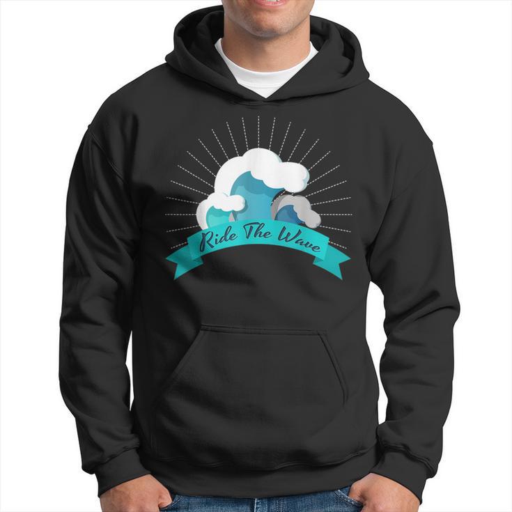 Surfing Surf And Ride The Wave Surfer Hoodie