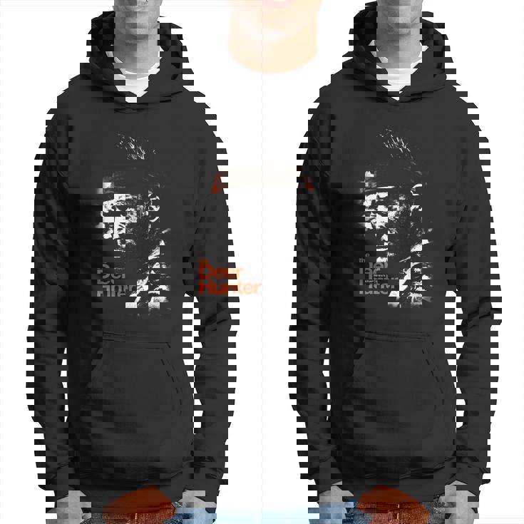 Sweat à capuche Chasseur de Cerfs, Design Visage Sombre Effet Éclaboussé