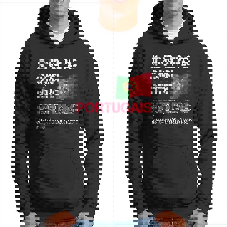 Sweat à capuche Fier d'Être Portugais Drapeau Portugal Design