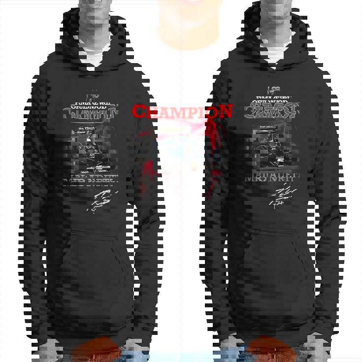 Sweat à capuche Noir Souvenir Champion du Monde Formule 1978