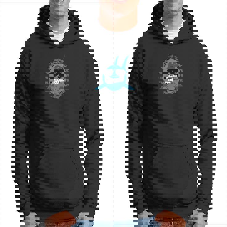 Sweat à capuche Requin Poker Dangereux pour Hommes, Tee Drôle de Jeu