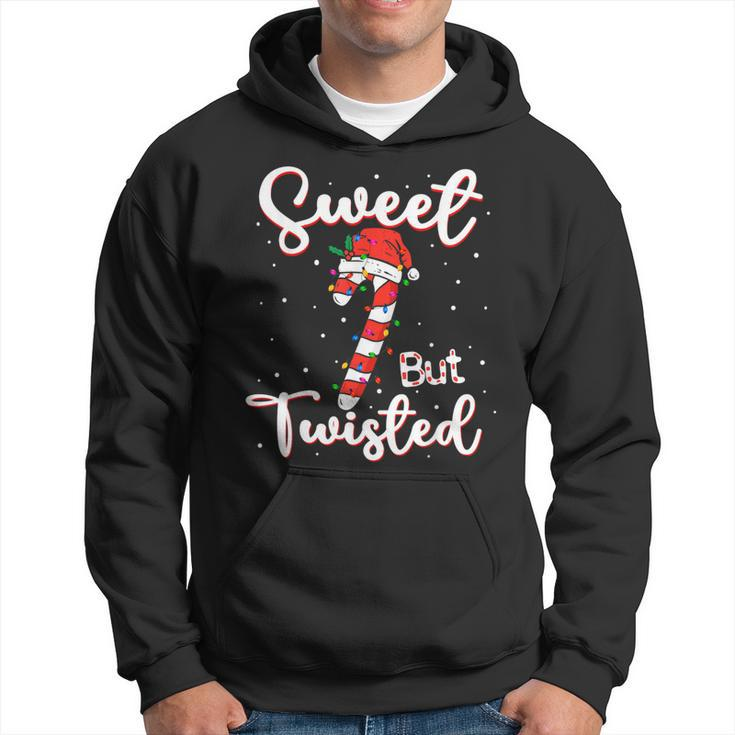 Sweet But Twisted Christmas Candy Cane Xmas Holiday Hoodie