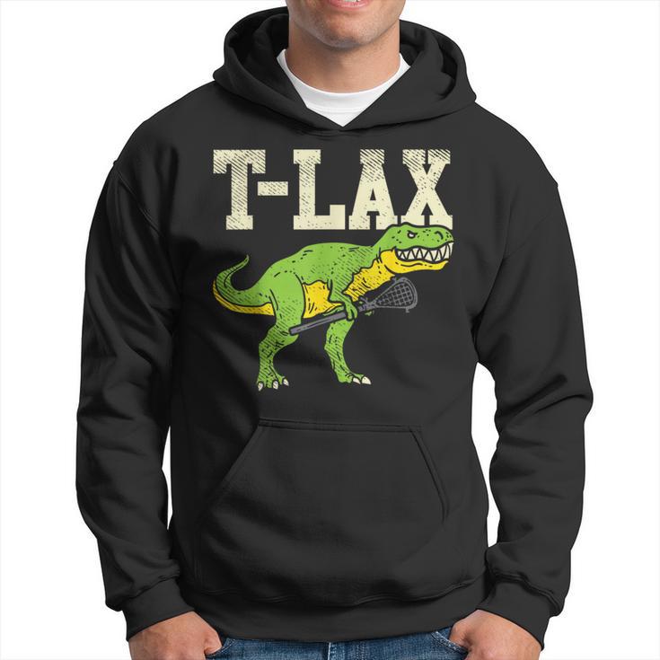 T-Lax T-Rex Lacrosse Dinosaur Lover Lax Player Hoodie