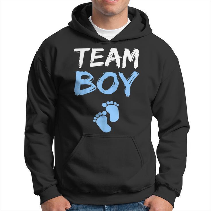 Team Boy Gender Reveal Baby Shower Hoodie