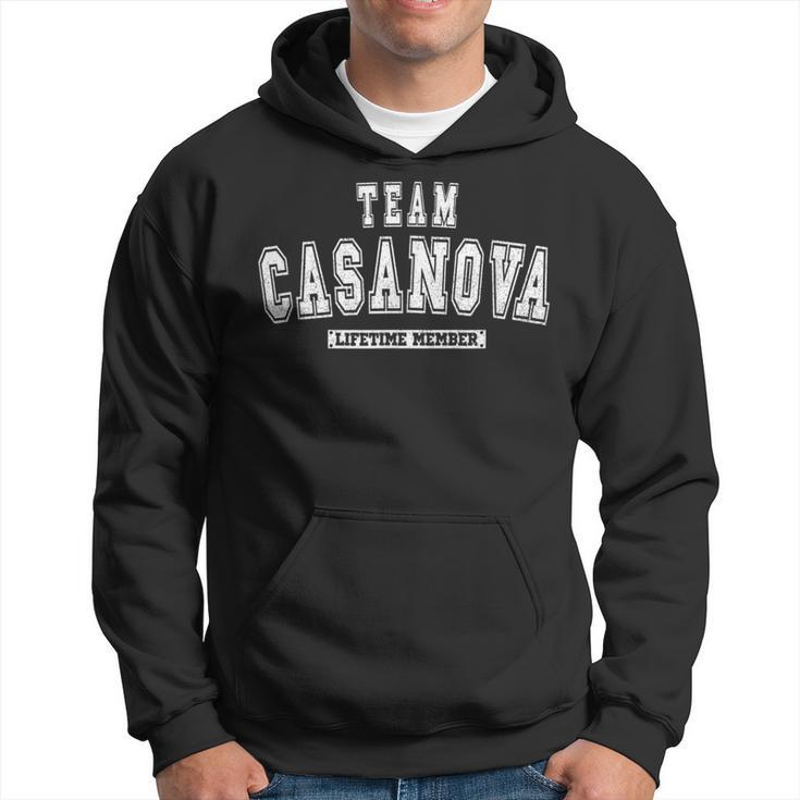 Team Casanova Lifetime Member Family Last Name Hoodie