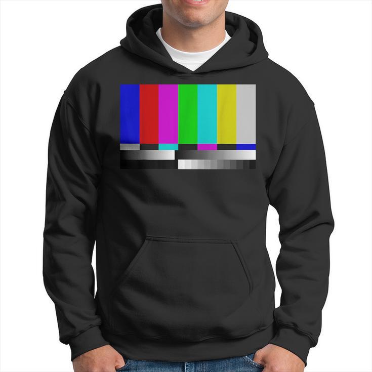 Test Card Color Bars Tv Pattern Television Pattern Hoodie