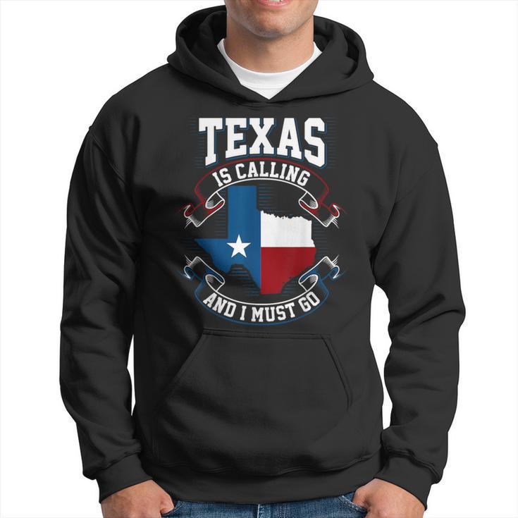 Texas Ruft An Und Ich Muss Gehen Black Hoodie