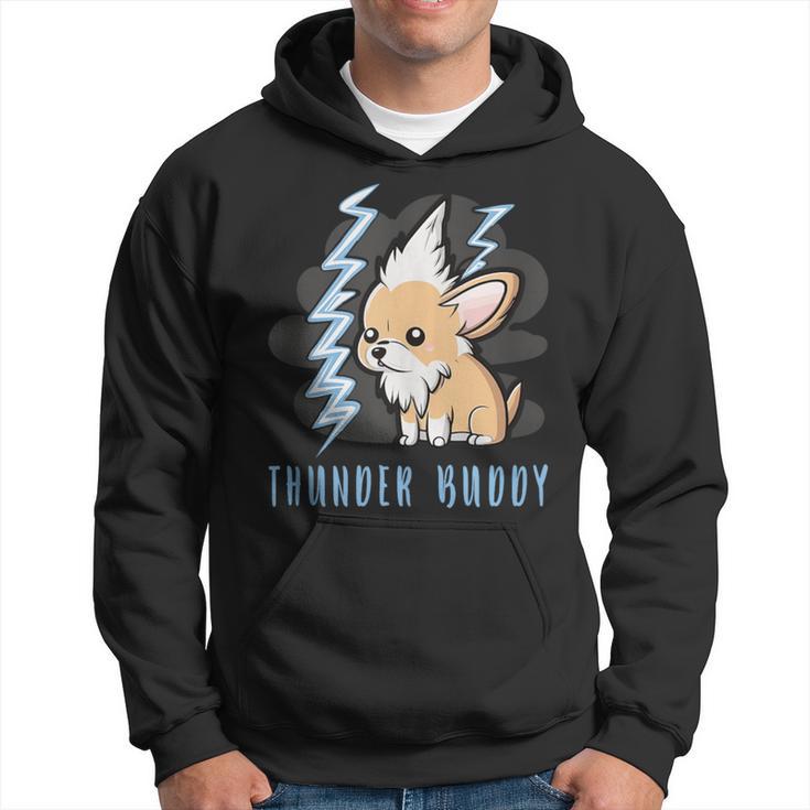 Thunder Buddy Dog Afraid Of Thunders Hoodie