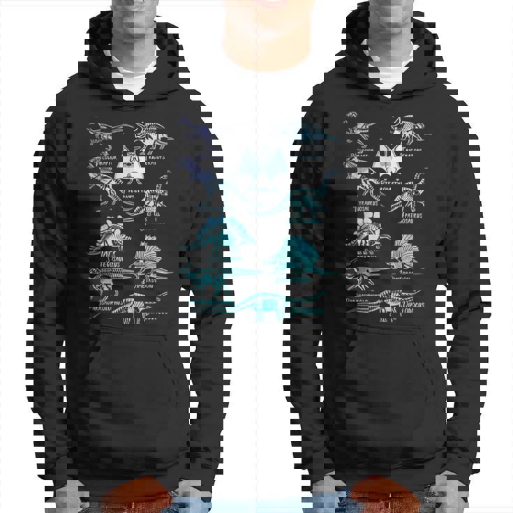 Tipos De Esqueletos De Dinosaurios Sudadera