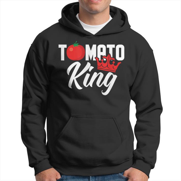 Tomato King Vegan Tomatoes Lover Hoodie