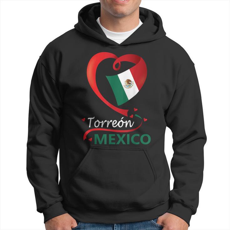 Torreón Coahuila Mexico Heart Flag Mexicana Corazon Mujer Hoodie