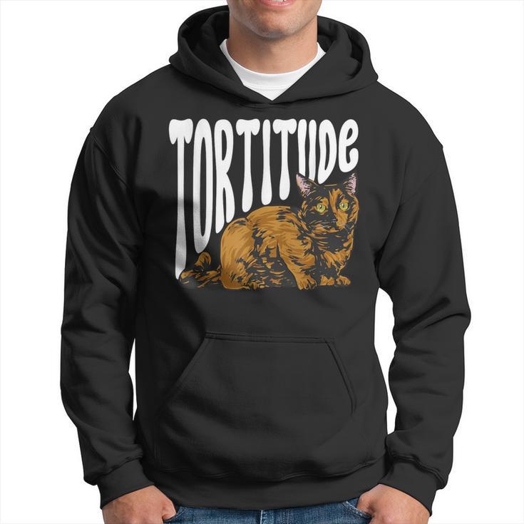 Tortoiseshell Cat Tortitude Tortie Cat Hoodie