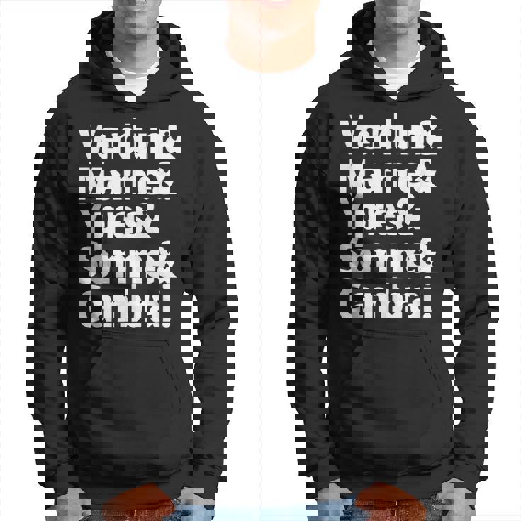 History Lovers Batallas De La Primera Guerra Mundial Historiador Sudadera